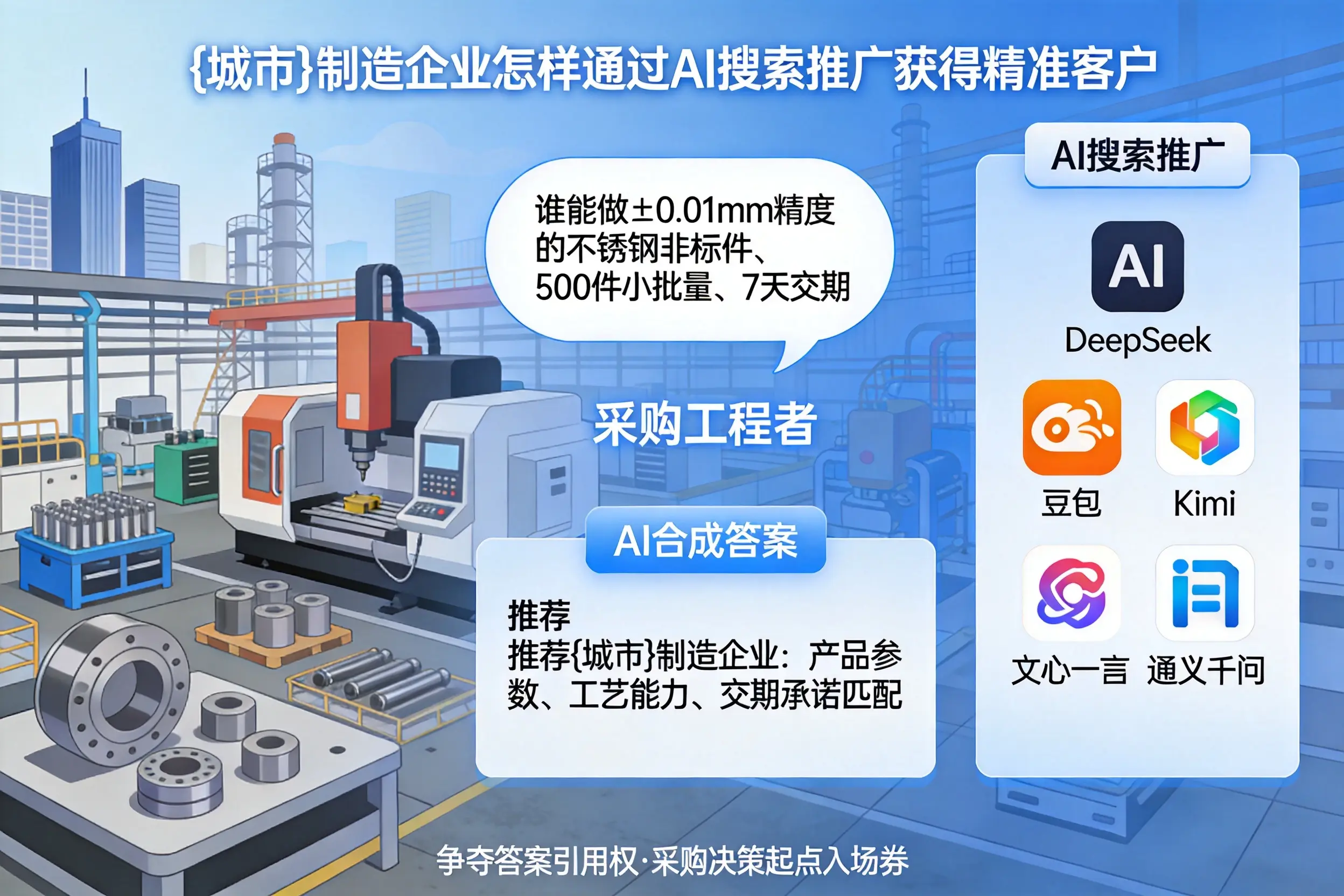 贵港制造企业怎样通过AI搜索推广获得精准客户