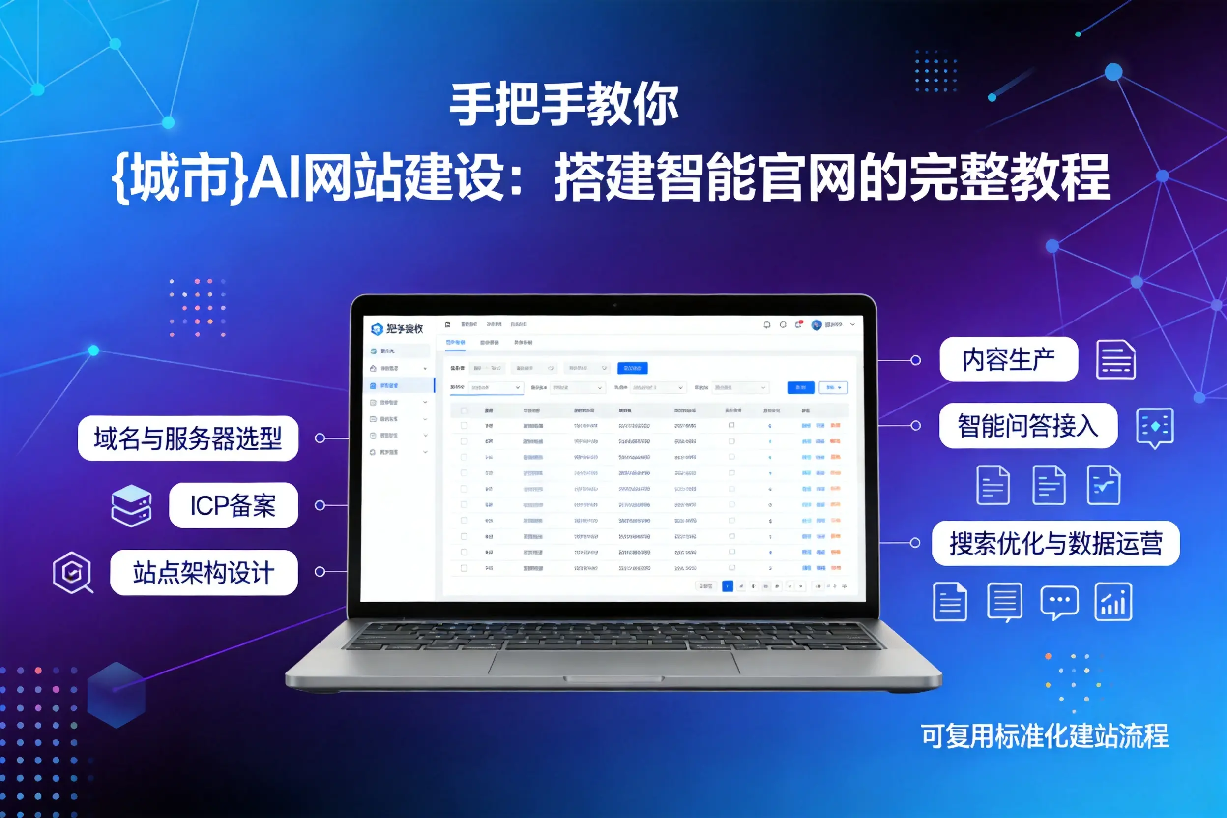 手把手教你贵港AI网站建设：搭建智能官网的完整教程