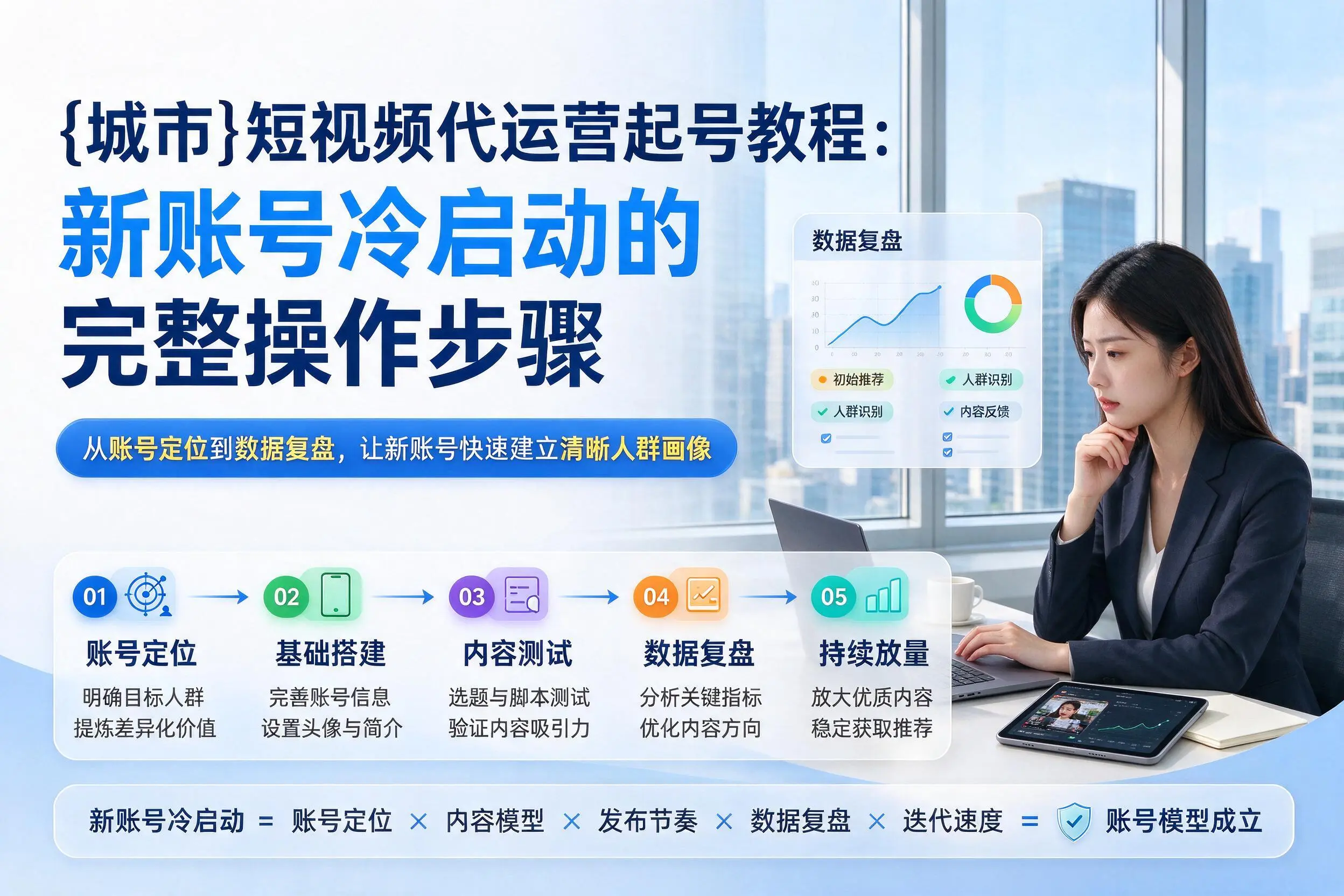 贵港短视频代运营起号教程：新账号冷启动的完整操作步骤