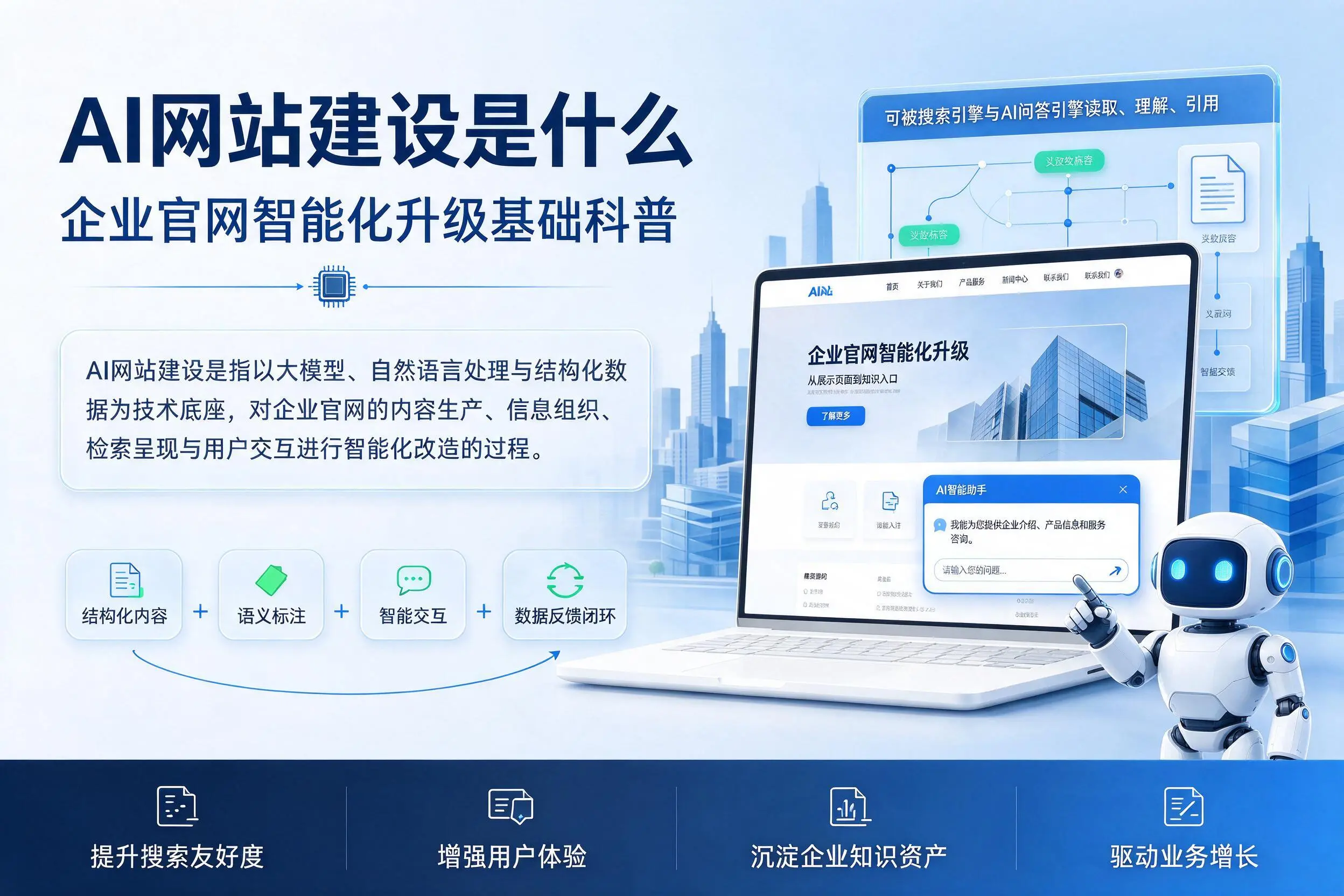 AI网站建设是什么：贵港企业官网智能化升级基础科普