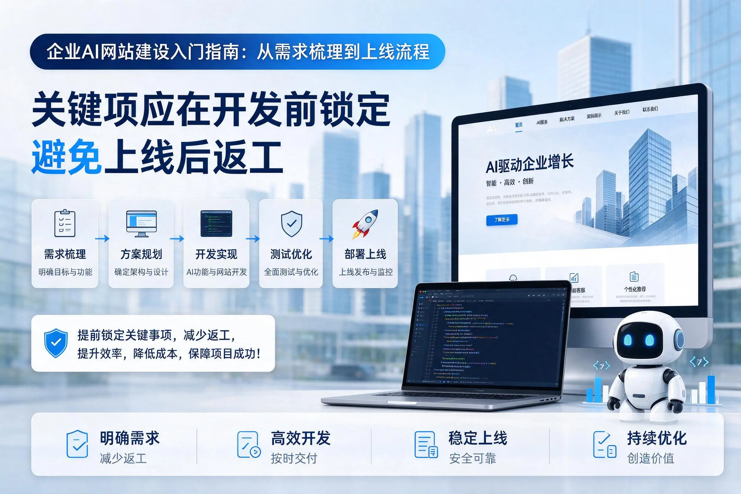 贵港企业AI网站建设入门指南：从需求梳理到上线流程