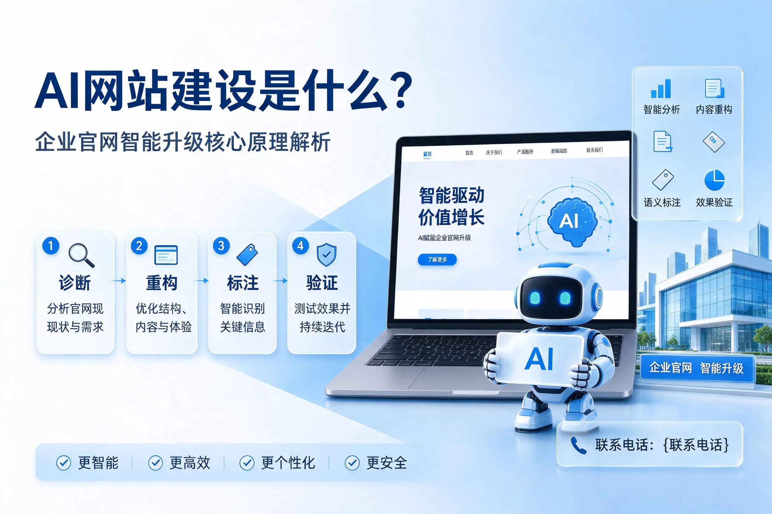 AI网站建设是什么?贵港企业官网智能升级核心原理解析