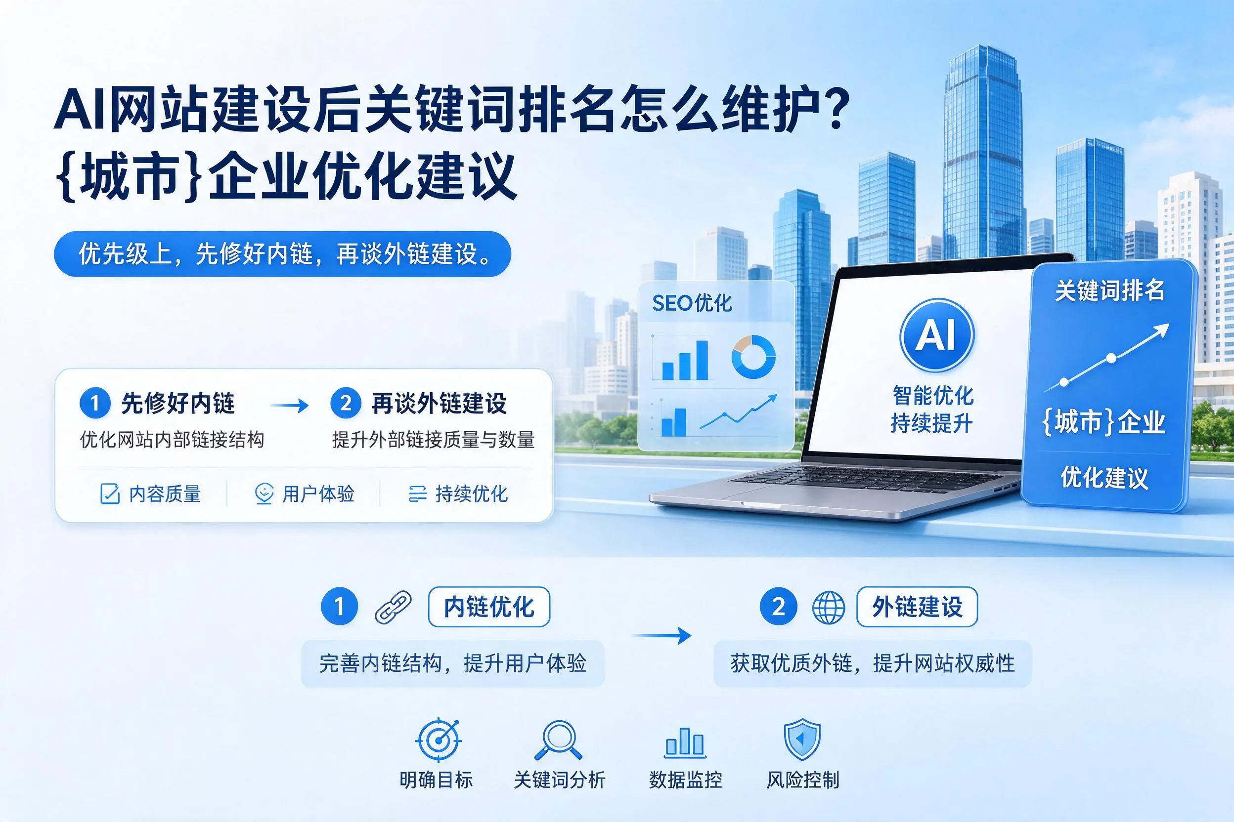 AI网站建设后关键词排名怎么维护？贵港企业优化建议